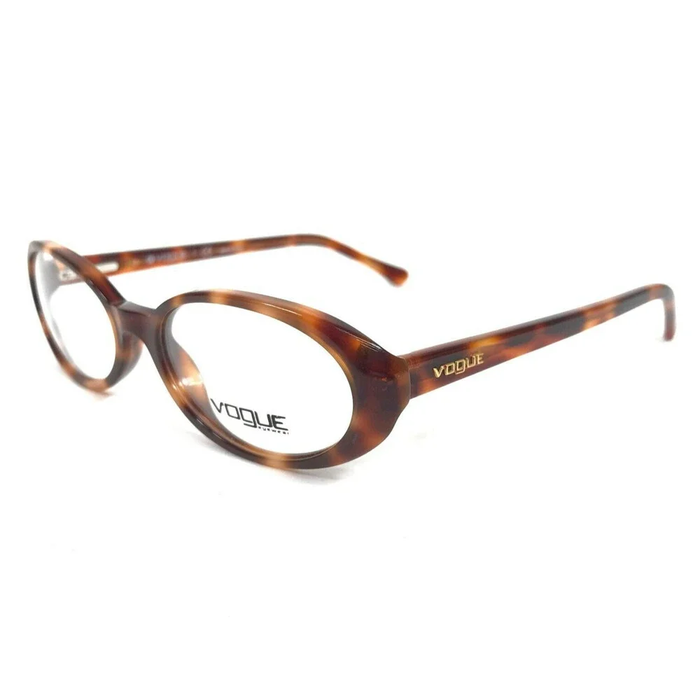 Vogue Eyeglasses Frames VO2554 W655 Tortoise Brown Oval Full Rim 50-16-135